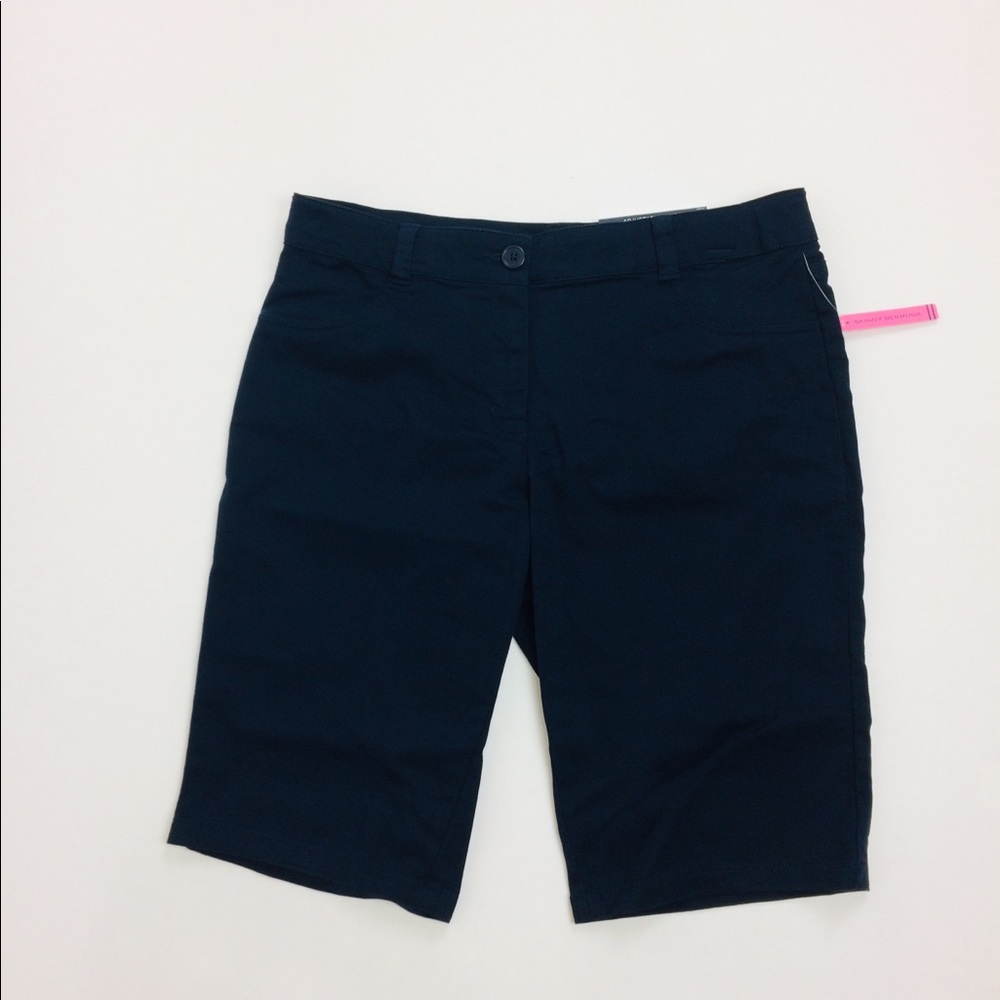 Nautica Skinny Bermuda Uniform Shorts Size 16
